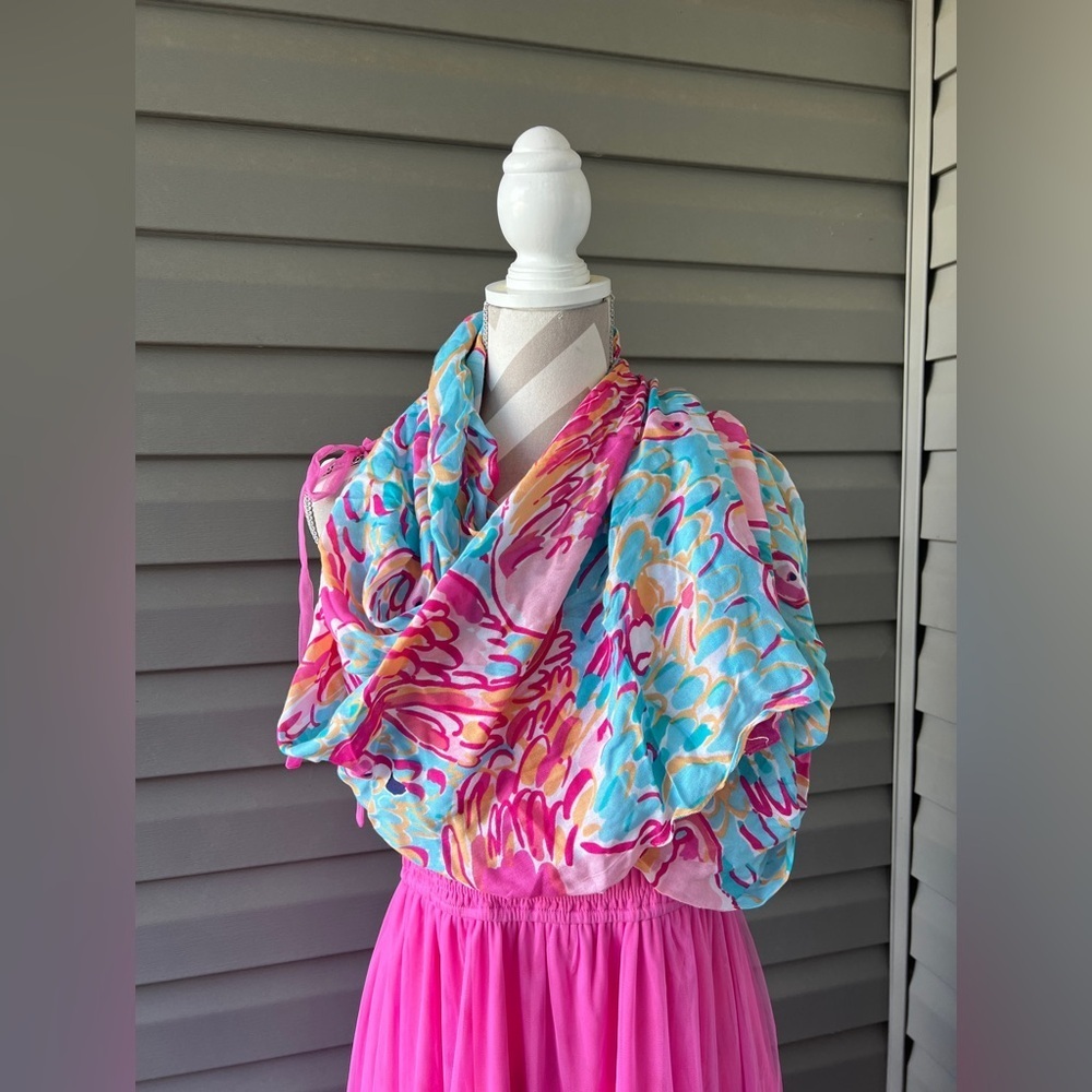 Lilly Pulitzer Riley 🦩 Infinity Scarf - Picture 2 of 6
